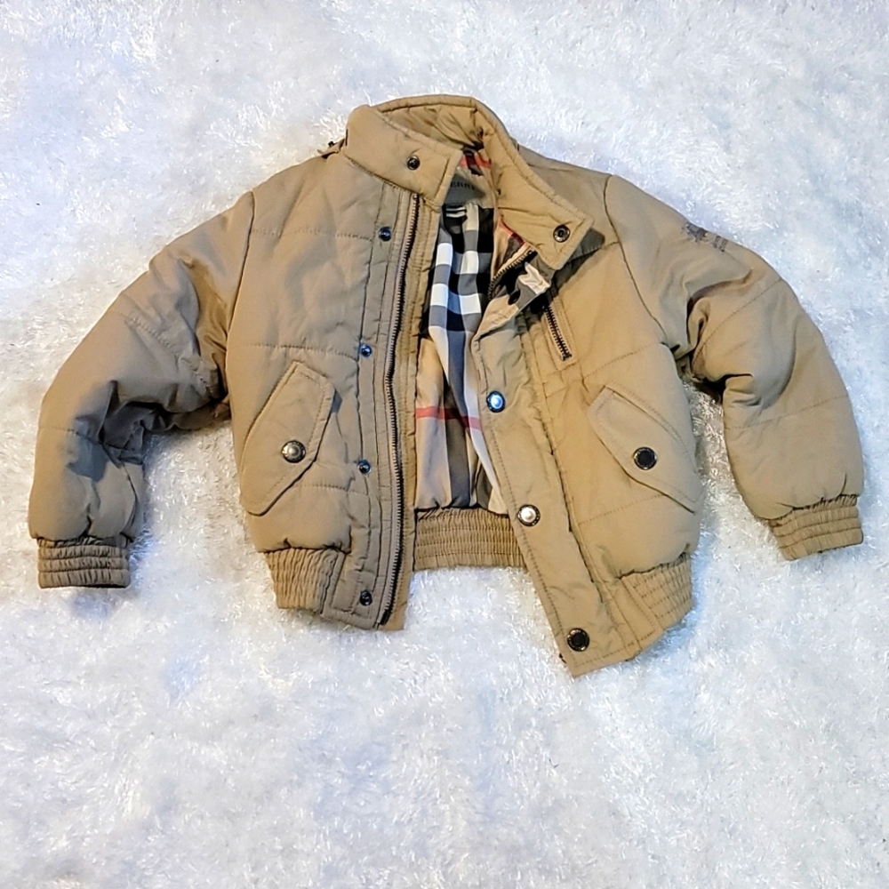 Kids Burberry Bomber Jacket